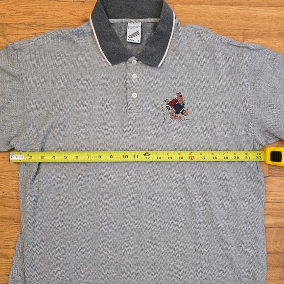 Vintage Scooby Doo Men L Warner brothers Studios 90s Golf Polo Embroidered Shirt - Picture 5 of 6